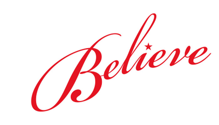  believe logo
