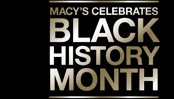 black history month type branding