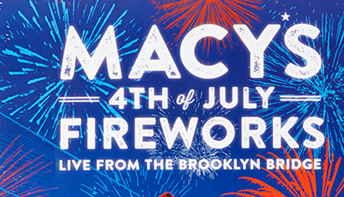 National july 4 Fireworks Design