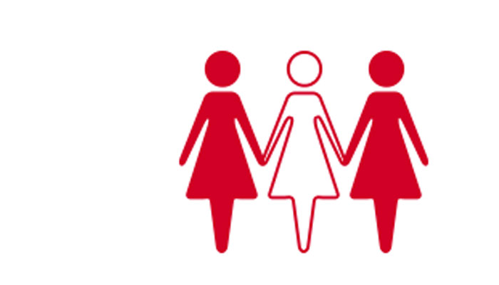 women go red campaign together logo 