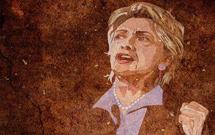 Hillary Clinton  2016 Portrait Illustration