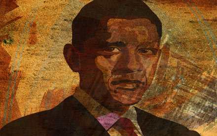 President Obama  Portrait Illustration